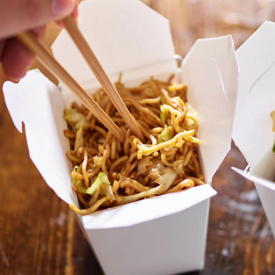 Customized Take Out paper Chinese Noodle Bowl
