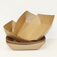 Custom Kraft Paper Food Serving Tray