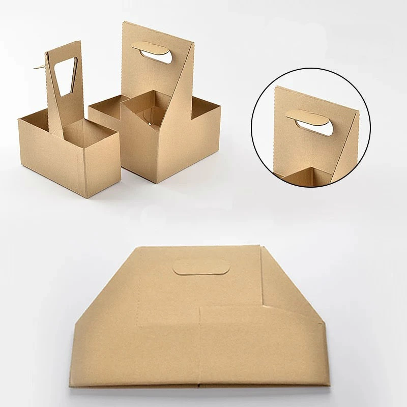 Custom kraft coffee Paper Cup Holder