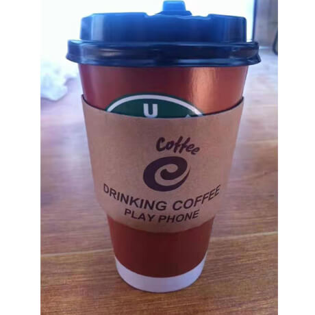 Custom Logo Printed Coffee Cups Disposable Hot Drinks Paper Cup