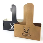 Custom Logo Printed Disposable Take away Paper Coffee Tea Cup Holder