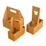 Custom Logo Printed Disposable Take Away Paper Paper Cup Holder