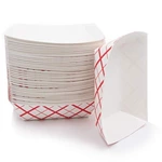 Custom Printed Disposable Fast Food Serving Paper Hot Dog Trays