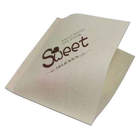 Custom Printed Food Grade Greaseproof Bakery French Bread Packaging Oil Proof Kraft Paper Bag
