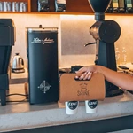 Customized Disposable Coffee Paper Cup Carrier Holder With Handle