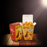Customized Disposable Cheap Popcorn Chicken Container With Free Sample