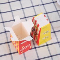 Customized Popcorn Chicken Takeaway Food Package Paper Container