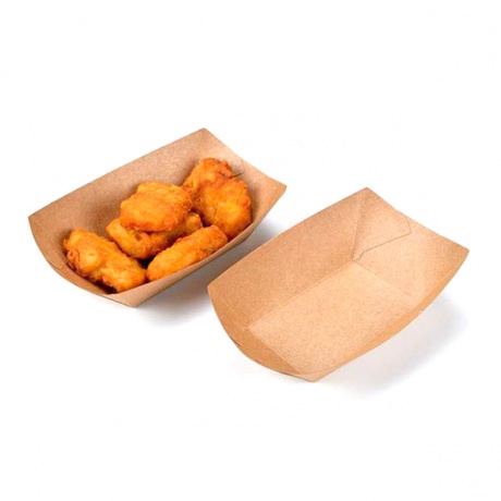 Customized Chicken Boat Shape Packing Box With Logo Pattern