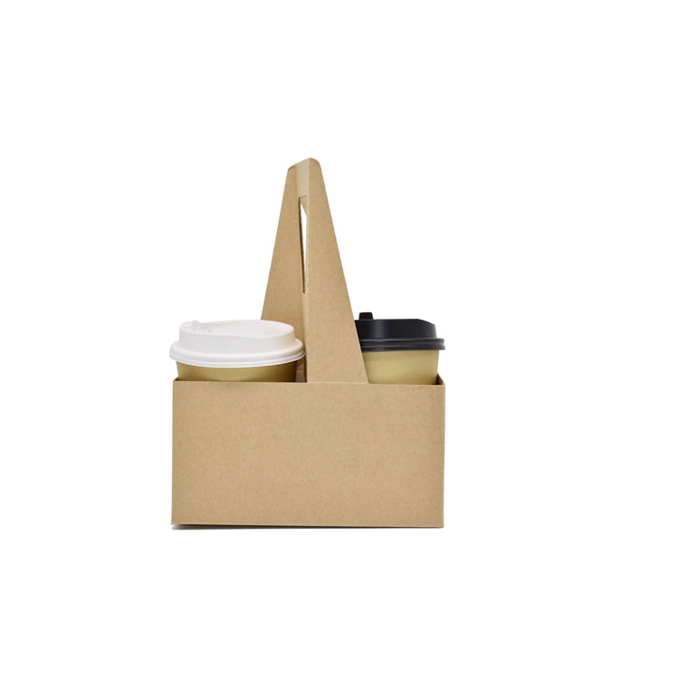 Food Grade Material Custom Reclyable Coffee Paper Cup Holder