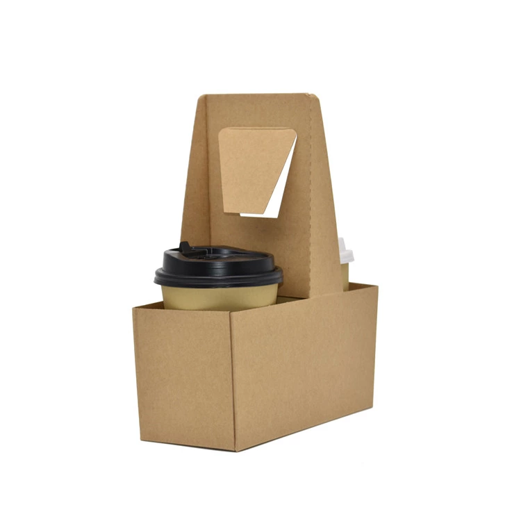 Food Grade Material Custom Reclyable Coffee Paper Cup Holder