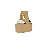 Food Grade Material Custom Reclyable Coffee Paper Cup Holder