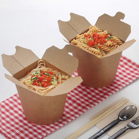 Brown French fries take away boxes with your own print