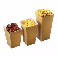 High Quality Custom Printed Carton Cone Packing For French Fries Chips Box Potato Chip Container