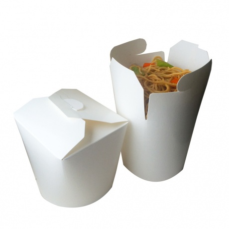 Customized Takeaway Round Bottom Paper Noodle Box