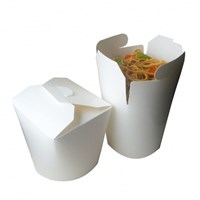 Customized Takeaway Round Bottom Paper Noodle Box