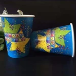 Coffee House Custom Made Printed 10oz 12oz 16oz Disposable Coffee Paper Cups With Ps Lids