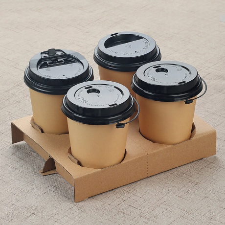 Custom Disposable Take Out Paper Food Container Kraft Paper Cup Salad Soup Ice Cream Cup With Lid