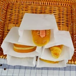 Custom Food Bread Packaging Greaseproof Burger King Paper Bag