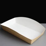 Kraft Custom Fast Food Printed Boat Belong To Paper Tray
