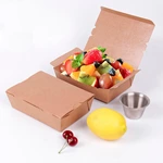 Disposable Take Out Salad Box,Food Packaging Cardboard Boxes With Window,Take Away Container