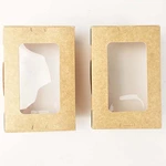 Salad Vegetable Kraft Takeaway Box Wholesale Custom Printed Food Grade Restaurant To Go Box