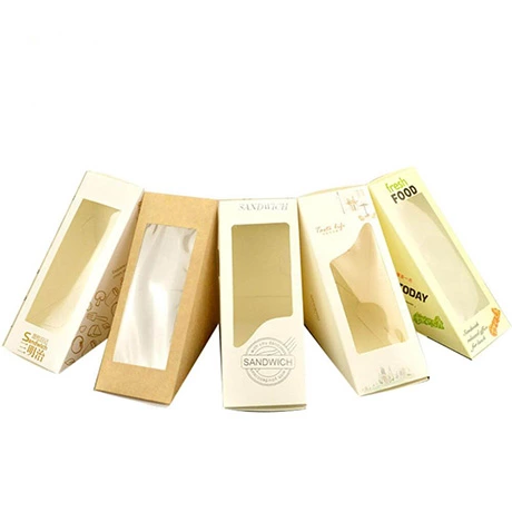 Customized Triangle Paper Sandwich Box for Packaging