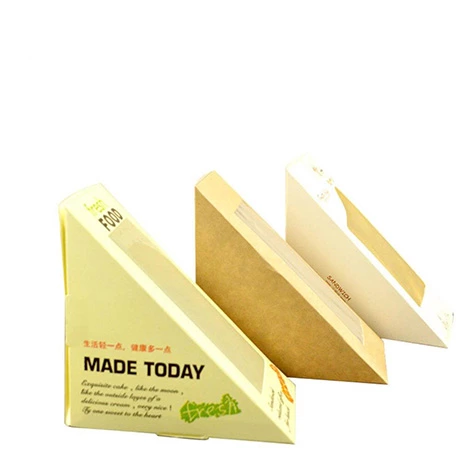 Customized Triangle Paper Sandwich Box for Packaging
