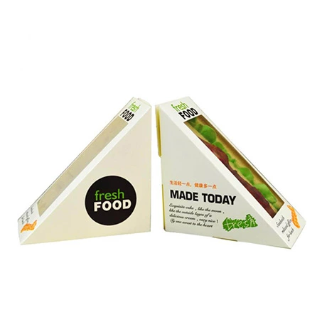 Customized Triangle Paper Sandwich Box for Packaging