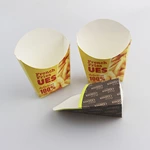 Customized French Fries Chip Paper Cups Disposable Chips Paper Container For Fries