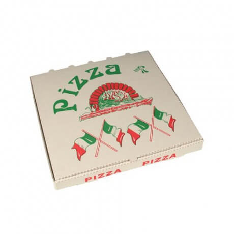 Custom Logo Printed Pizza Corrugated Paper Boxes For Packaging