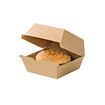 Customized Food Use Disposable Hamburger Paper Box Packing Burger Box
