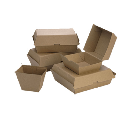 Customized Design Cardboard Paper Double Burger Box