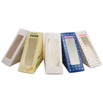 Custom New Food Grade Triangle Fashion Cute Disposable Paper Sandwich Packaging Box