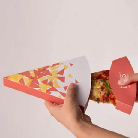 Custom Pizza Slice Boxes Wholesale Food Grade Container