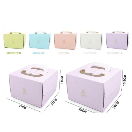 Custom Printing Corrugated Cake Gift Packaging Box