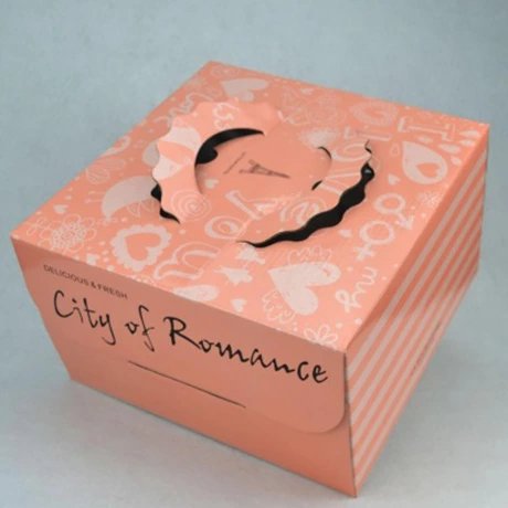 Custom Printing Corrugated Cake Gift Packaging Box