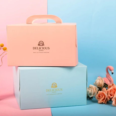 Custom Printing Corrugated Cake Gift Packaging Box