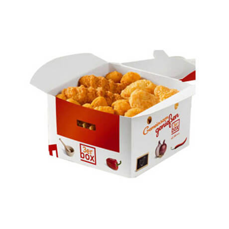 Custom Food Paper Packaging Fried Chicken Box Takeaway Box