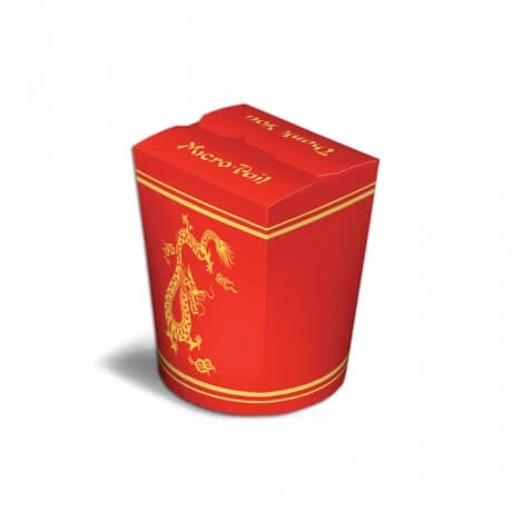 Custom Print Round Fast Food Noodle Box