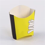 Eco-Friendly French Fry Custom Paper Cups Colorful Disposable Food Container