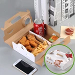 Customized Fast Food Packaging Take Out Disposable Box