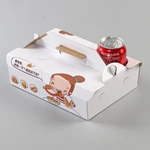 Customized Fast Food Packaging Take Out Disposable Box
