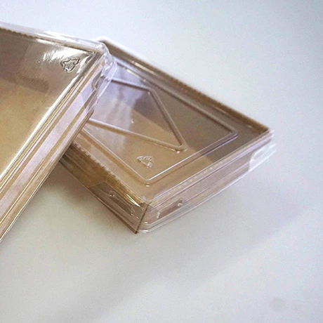 Customized Biodegradable Food Container Packaging Salad Box Disposable Kraft Paper Lunch Box