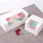 Customized Compostable Kraft Paper Sandwich Wedge Biodegradable Brown Kraft Paper Sandwich Box