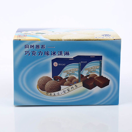 Customized Folded Paper Ice Cream Packaging Box With Printing Your Own Logo