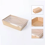 Customized Paper Box For Food Network Well-known, High Quality Anti Fog Disposable Salad Meal Box