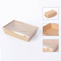 Customized Paper Box For Food Network Well-known, High Quality Anti Fog Disposable Salad Meal Box