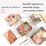 Customized Paper Box For Food Network Well-known, High Quality Anti Fog Disposable Salad Meal Box