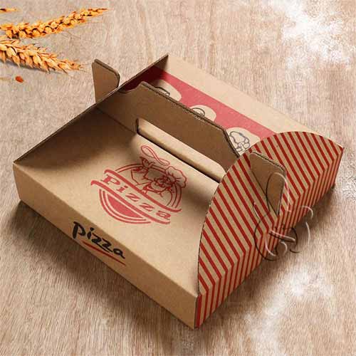 Different materials reflect the grade of pizza box