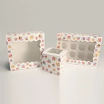 Different Design Direct Factory Custom Clear Window Box For Birthday Paper Cake Box